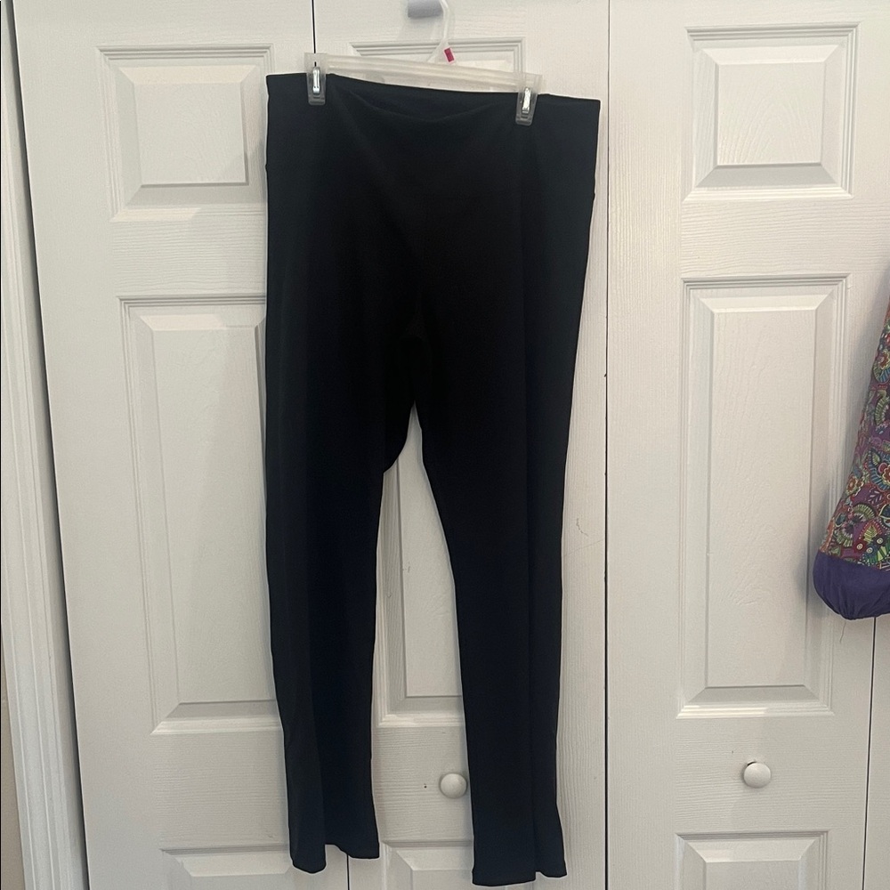 Women with Control Blue Suede Pants Tall